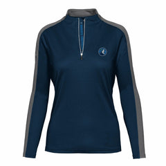 NBA Minnesota Timberwolves Levelwear Women's Remi Insignia Core Quarter-Zip Pullover Top