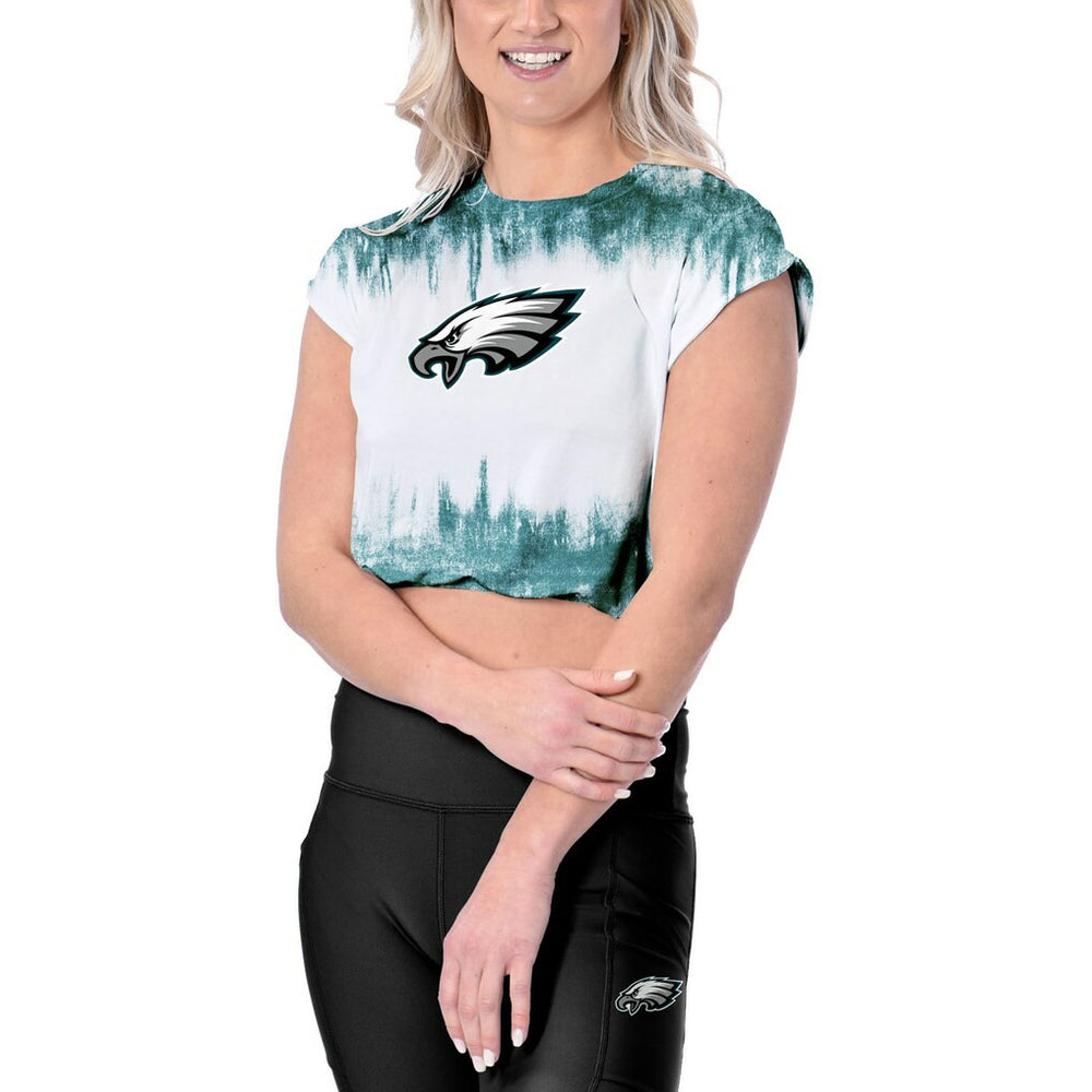 Certo Women's Cropped Framework T-Shirt - Philadelphia Eagles