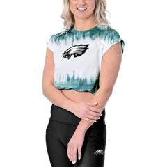 Certo Women's Cropped Framework T-Shirt - Philadelphia Eagles