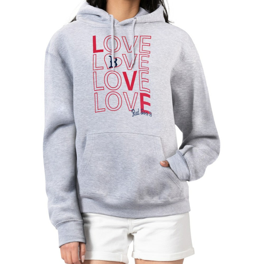 MLB Boston Red Sox G-III 4Her by Carl Banks Women's Love Graphic Fleece Hoodie
