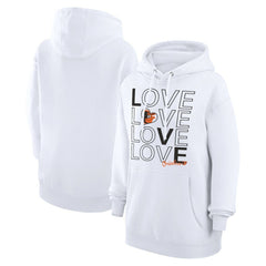 MLB Baltimore Orioles G-III 4Her by Carl Banks Women's Love Graphic Fleece Hoodie