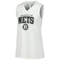 NBA Brooklyn Nets Levelwear Women's Paisley Peekaboo Tank Top