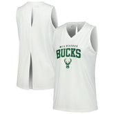 NBA Milwaukee Bucks Levelwear Women's Paisley Peekaboo Tank Top