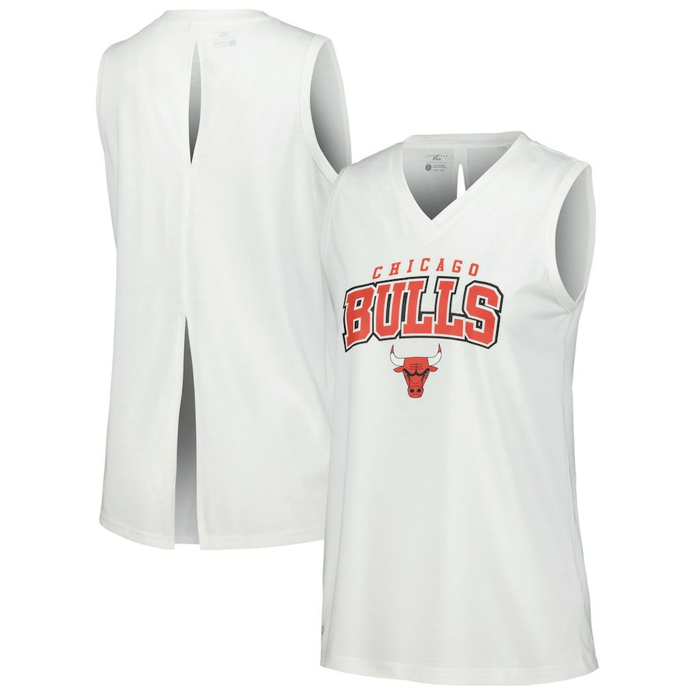 NBA Chicago Bulls Levelwear Women's Paisley Peekaboo Tank Top sale