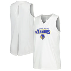 NBA Golden State Warriors Levelwear Women's Paisley Peekaboo Tank Top sale