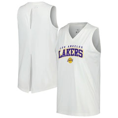 NBA Los Angeles Lakers Levelwear Women's Paisley Peekaboo Tank Top