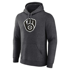 MLB Milwaukee Brewers Personalized Monochrome Name & Number Pullover Hoodie