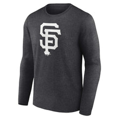 MLB San Francisco Giants Personalized Monochrome Name & Number Long Sleeve T-Shirt