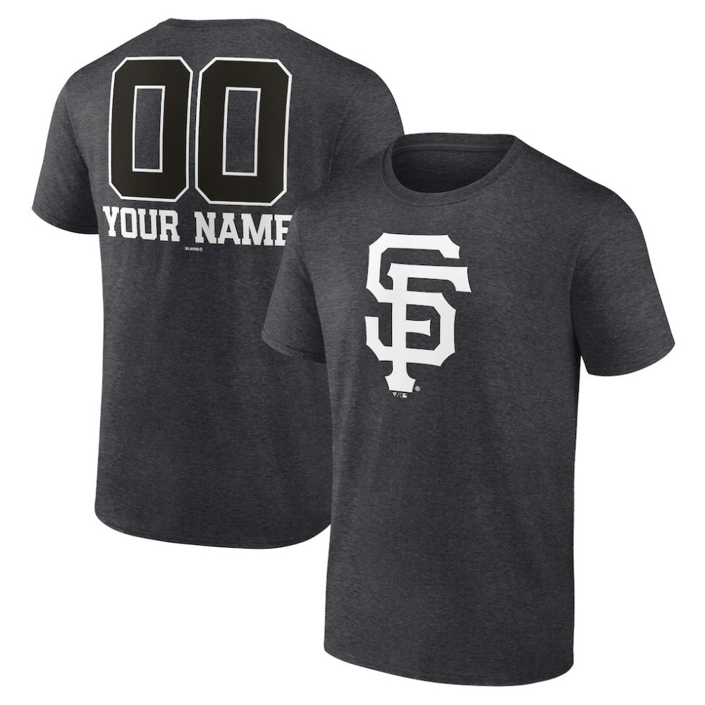 MLB San Francisco Giants Personalized Monochrome Name & Number T-Shirt