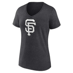 MLB San Francisco Giants Women's Personalized Monochrome Name & Number V-Neck T-Shirt