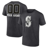 MLB Seattle Mariners Personalized Monochrome Name & Number T-Shirt