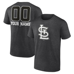 MLB St. Louis Cardinals Personalized Monochrome Name & Number T-Shirt