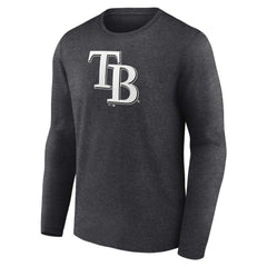MLB Tampa Bay Rays Personalized Monochrome Name & Number Long Sleeve T-Shirt