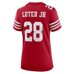 Darrell Luter Jr. Women's Game Jersey - San Francisco 49ers