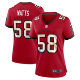 Markees Watts Women's Game Jersey - Tampa Bay Buccaneers