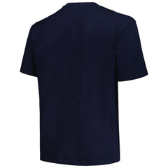 NHL Navy Seattle Kraken Profile Big & Tall Arch Over Logo T-Shirt