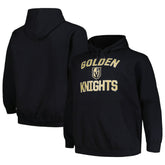 NHL Black Vegas Golden Knights Profile Big & Tall Arch Over Logo Pullover Hoodie