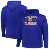 NHL Royal New York Islanders Profile Big & Tall Arch Over Logo Pullover Hoodie