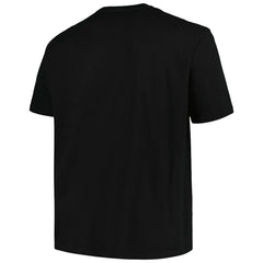 NHL Black Boston Bruins Profile Big & Tall Arch Over Logo T-Shirt