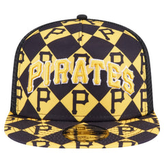 MLB Pittsburgh Pirates New Era Seeing Diamonds A-Frame Trucker 9FIFTY Snapback Hat