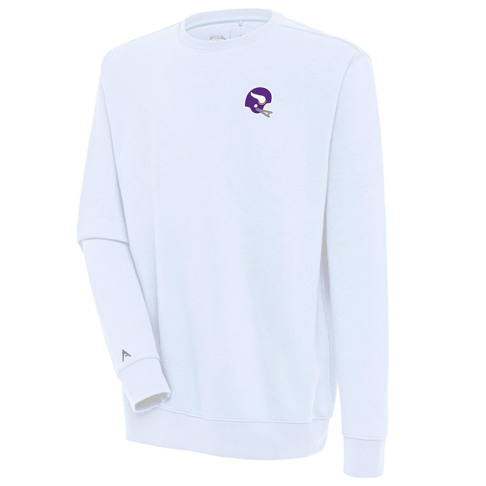 Antigua Victory Crewneck Pullover Sweatshirt - Minnesota Vikings