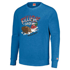 Homage Unisex Holiday Raglan Tri-Blend Pullover Sweatshirt - Buffalo Bills