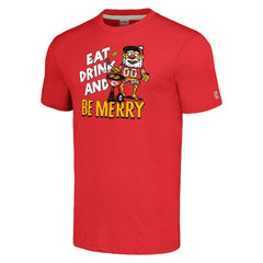 Homage Unisex Holiday Tri-Blend T-Shirt - Kansas City Chiefs