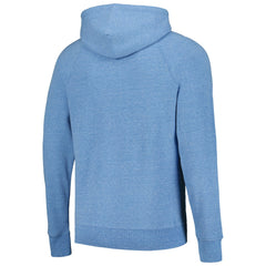 Homage Unisex Holiday Raglan Tri-Blend Pullover Hoodie - Detroit Lions