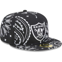 Paisley 59FIFTY Fitted Hat - Las Vegas Raiders