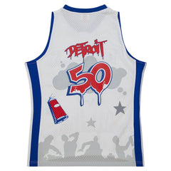 NBA Detroit Pistons x Tats Cru Hardwood Classics Fashion Jersey sale