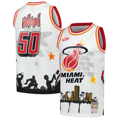 NBA Miami Heat x Tats Cru Hardwood Classics Fashion Jersey