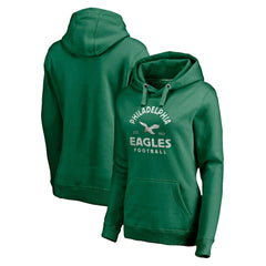 Women's Gridiron Classics Vintage Arch Pullover Hoodie - Philadelphia Eagles