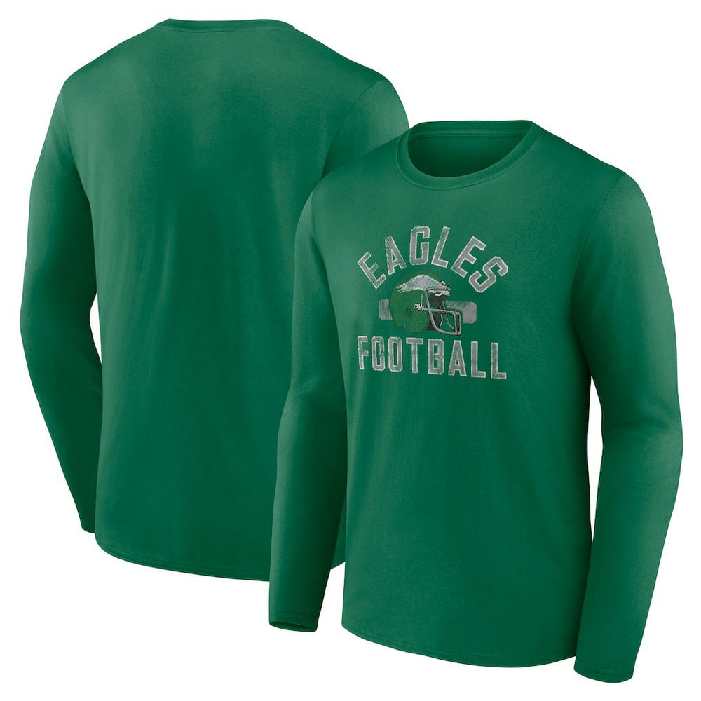 Gridiron Classics Retro Block Long Sleeve T-Shirt - Philadelphia Eagles