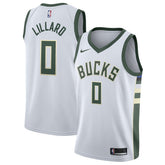 NBA Damian Lillard Milwaukee Bucks Unisex Swingman Player Jersey