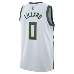 NBA Damian Lillard Milwaukee Bucks Unisex Swingman Player Jersey