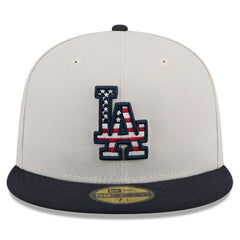 MLB Los Angeles Dodgers New Era 2024 Fourth of July 59FIFTY Fitted Hat