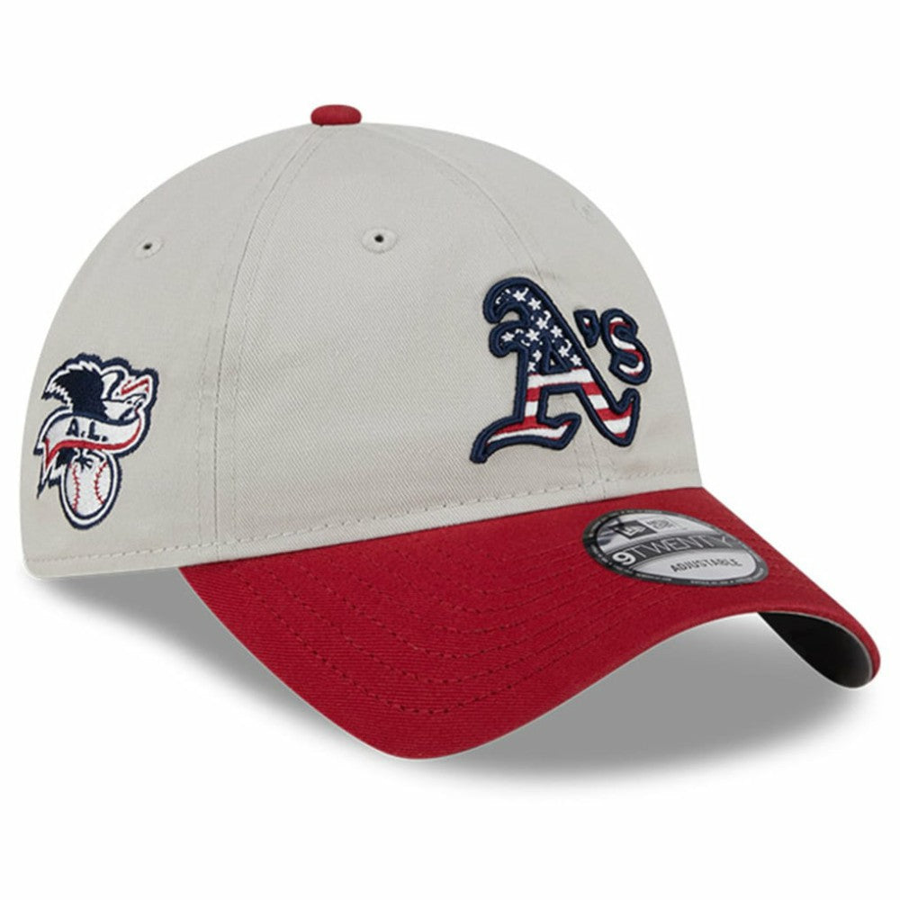 MLB Athletics New Era 2024 Fourth of July 9TWENTY Adjustable Hat