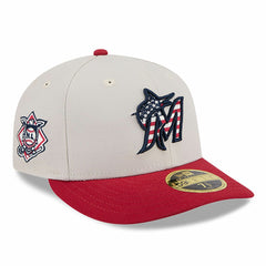 MLB Miami Marlins New Era 2024 Fourth of July Low Profile 59FIFTY Fitted Hat