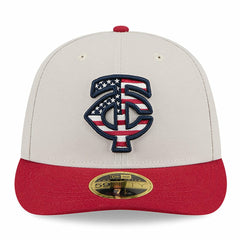 MLB Minnesota Twins New Era 2024 Fourth of July Low Profile 59FIFTY Fitted Hat