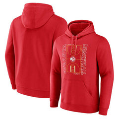 NBA Atlanta Hawks Michelob Ultra Full Court Pullover Hoodie - Red outlet