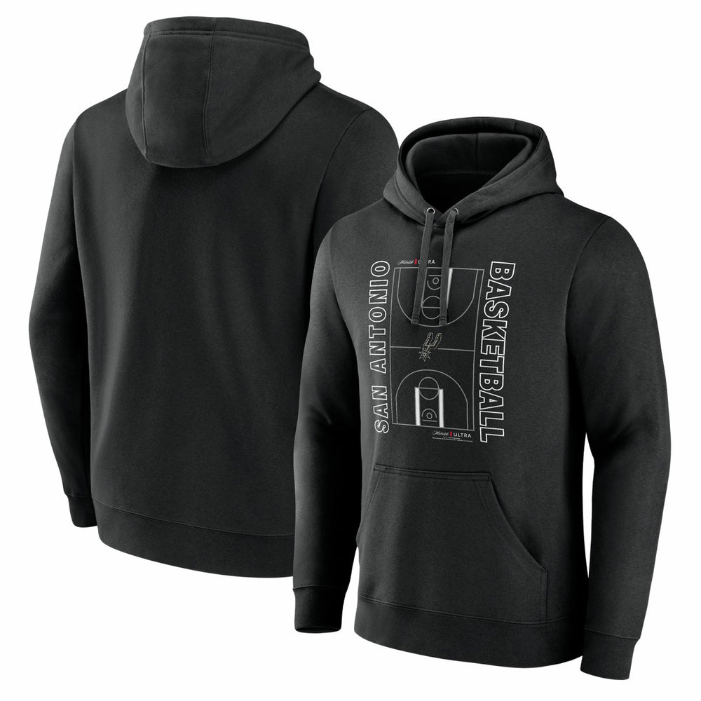 NBA San Antonio Spurs Michelob Ultra Full Court Pullover Hoodie - Black discount