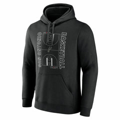 NBA San Antonio Spurs Michelob Ultra Full Court Pullover Hoodie - Black discount
