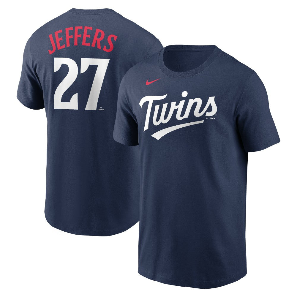 MLB Ryan Jeffers Minnesota Twins Nike Player Name & Number T-Shirt