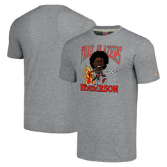 NBA Scoot Henderson Portland Trail Blazers Homage Caricature Tri-Blend T-Shirt