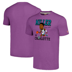 NBA Brandon Miller Charlotte Hornets Homage Caricature Tri-Blend T-Shirt
