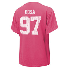 Nick Bosa Majestic Threads Women's Name & Number T-Shirt - San Francisco 49ers