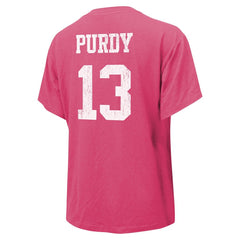 Brock Purdy Majestic Threads Women's Name & Number T-Shirt - San Francisco 49ers