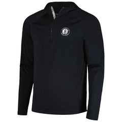 NBA Brooklyn Nets Levelwear Zander Hoodie Raglan Quarter-Zip Top