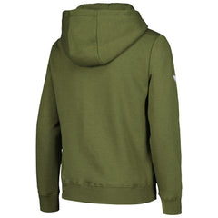NHL Olive Colorado Avalanche Levelwear Youth Podium Fleece Pullover Hoodie