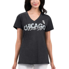 MLB Chicago White Sox G-III 4Her by Carl Banks Women's Key Move V-Neck T-Shirt